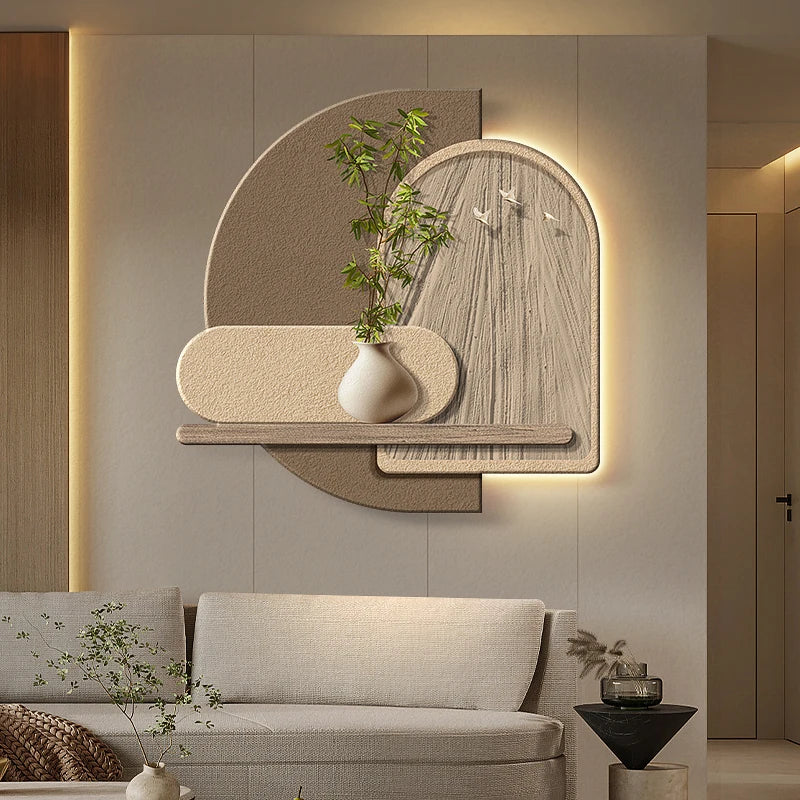 ™Lumora | תאורת LED תלויה לעיצוב קיר מודרני