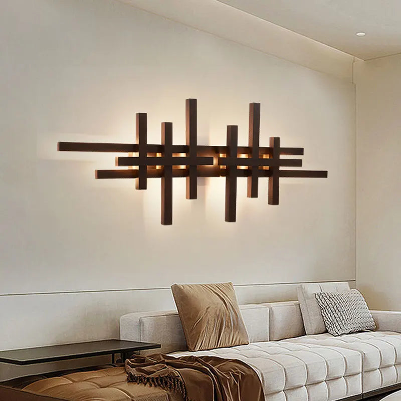 ™Wodina | מנורת קיר LED מעץ בעיצוב מודרני
