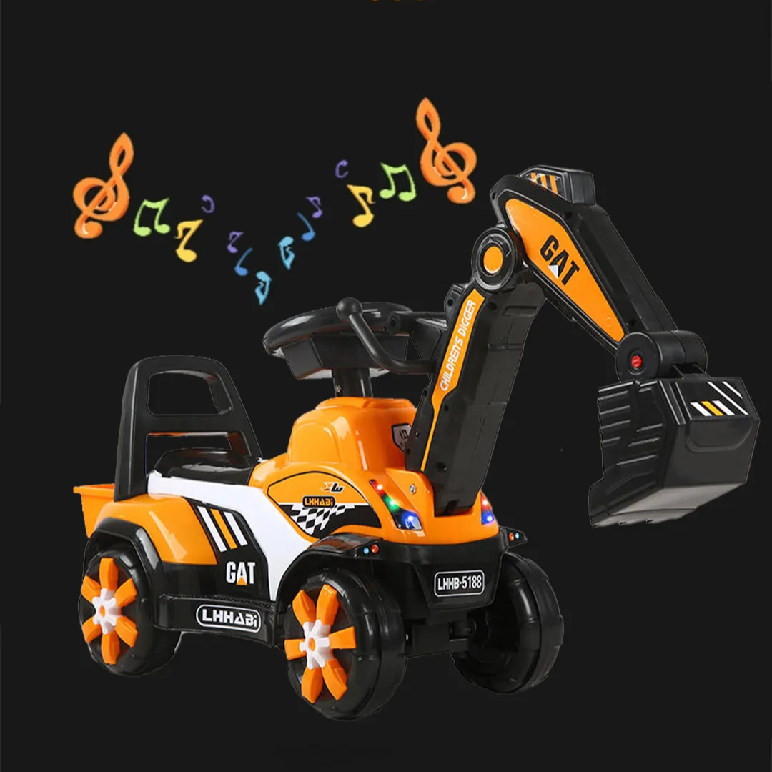 ™Aviko | צעצוע חופר לילדים – משחק חפירה, משאית מוזיקלית גדולה